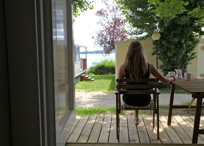 Camping Glamping Lake Garda with tent with air condition near the lake 1