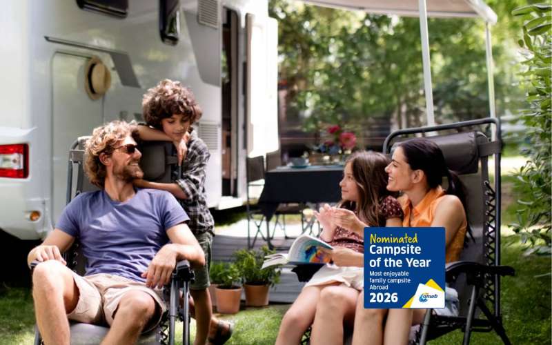 Vi er blandt finalisterne til ANWB Campingpladsen for Året 2026!