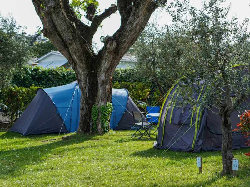 Camping Gardasøoen med pladser til telte 