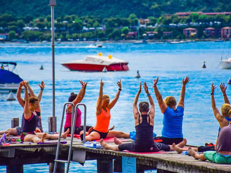 Camping Gardasøoen med sportaktiviteter og gymnastiksal