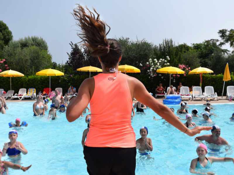 Camping Gardasøoen med Pool Underholdning 4