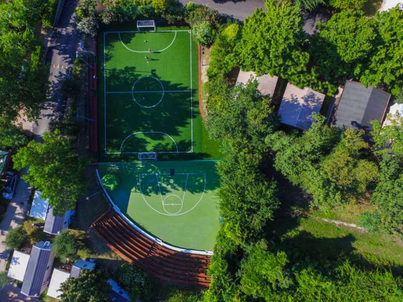 9.1) Football pitch, Camping Europa Silvella, San Felice del Benaco, Lake Garda.jpg