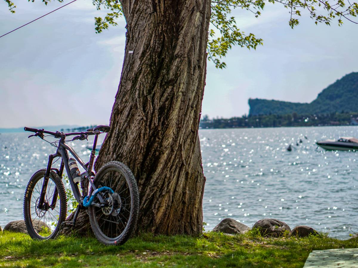 E-bike on Lake Garda