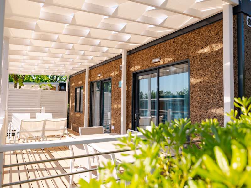 Eco-groene mobiele woning