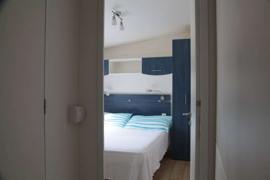 Campeggio Lago di Garda con casa mobile 2 camere da letto e bagno privato per vacanza con cane 6